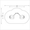 <b>PM 2003+PM 2004</b> Domek 3 ze sklepikiem i tablicami do rysowania